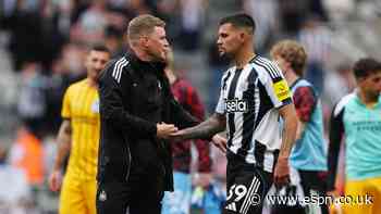 Howe unsure on Bruno future amid Arsenal interest