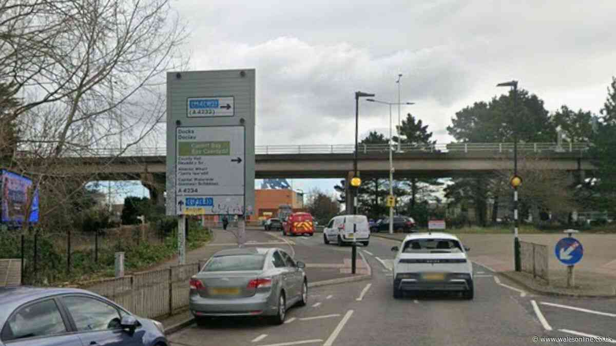 Busy Cardiff route blocked both ways after police incident