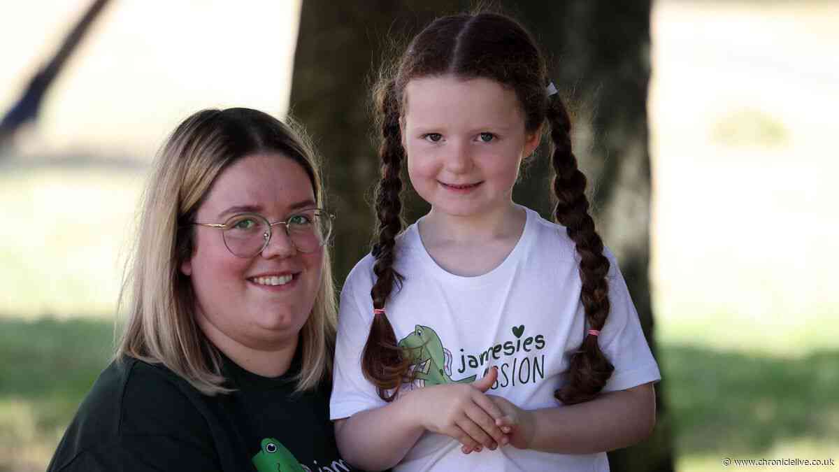 Meet the South Shields five-year-old running the mini Great North Run in memory of her brother