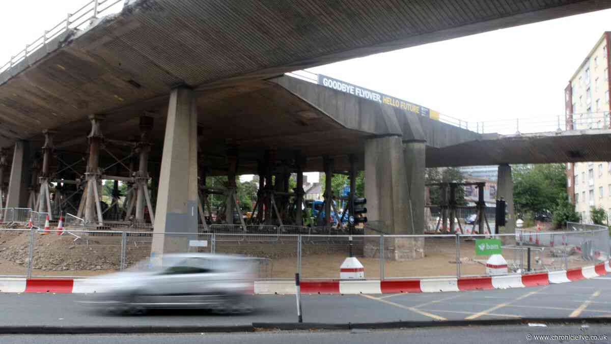 Gateshead Flyover demolition at 'most challenging stage' with major road closure - key details