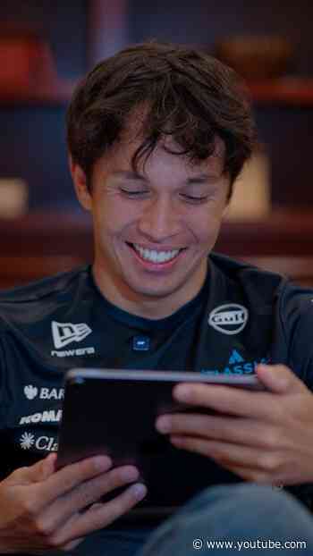 We surprised Alex for his 100th race with your messages, and some very special guests 👀 #f1