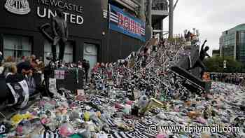 Kevin Keegan is remembered as Newcastle fans lay extraordinary sea of flowers outside St James' Park