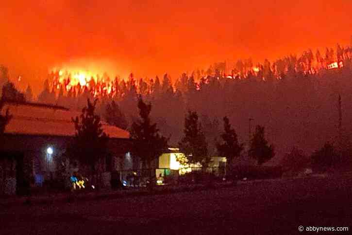 Clinton ‘preserved from major loss’ as Pear Lake fire grows overnight