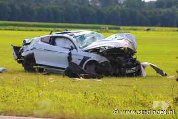 Zwaar ongeval met auto in Tollebeek
