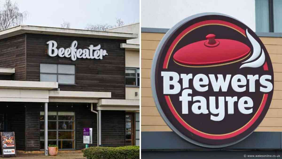 Major UK pub chain axing all 14 Welsh sites as exact date revealed