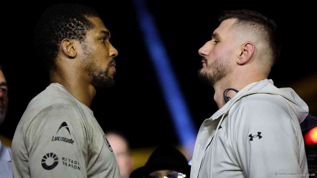 Anthony Joshua fight exact start time, undercard and how to watch