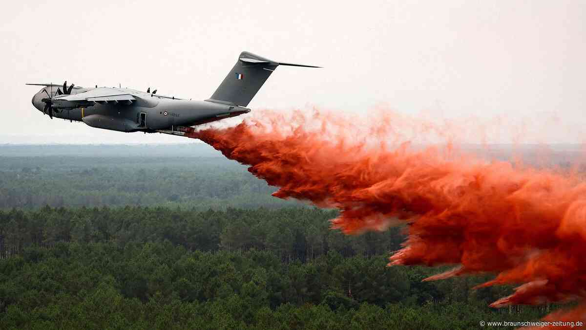 Waldbrand kommt Bordeaux gefährlich nah – Militär-Gigant im Einsatz