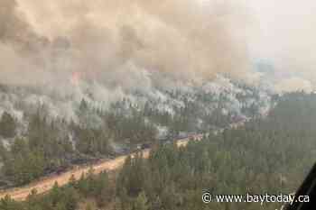 Clinton, B.C., stills standing with some structure losses, but wildfire still looms