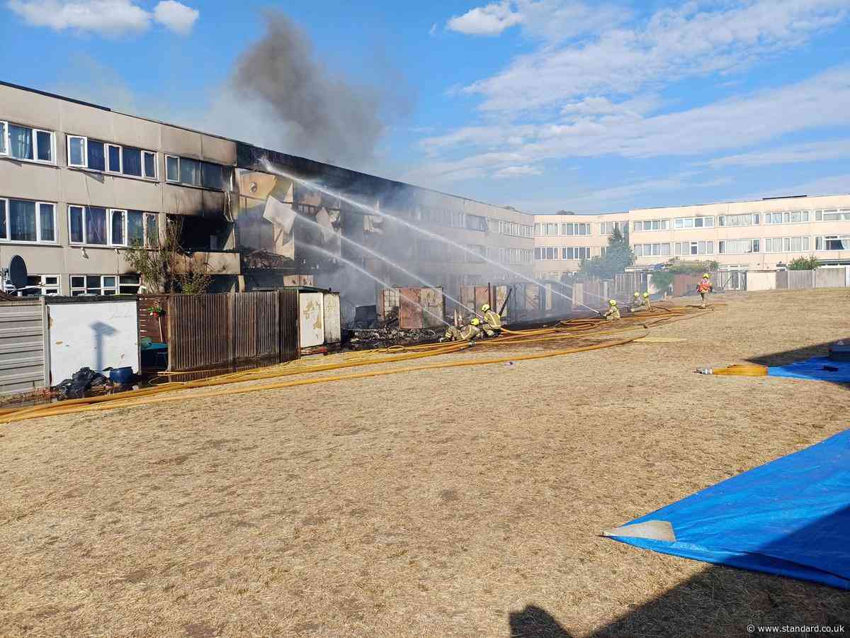 Over 120 firefighters tackle major blaze in South London