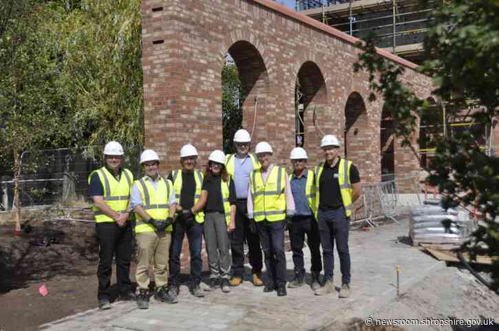Shrewsbury’s new riverside park set to open in December