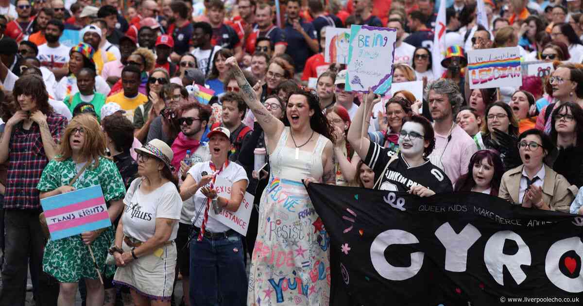 Thousands gather in Liverpool city centre for celebrations throughout the day