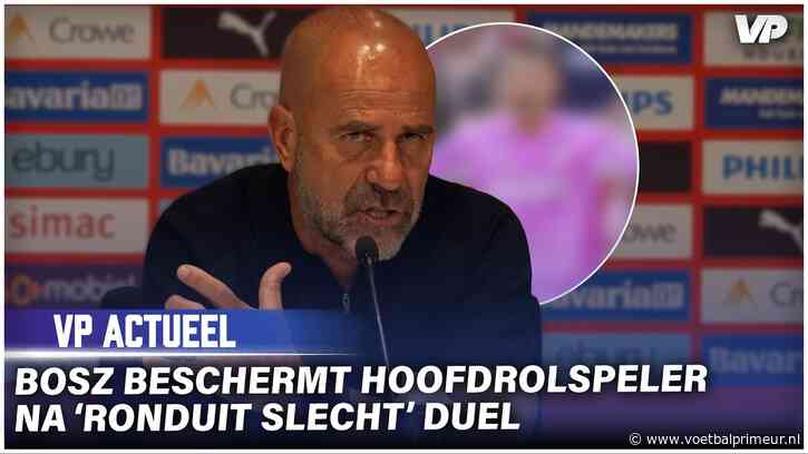 Bosz beschermt hoofdrolspeler na 'ronduit slecht' duel: 'Doet zichzelf tekort'