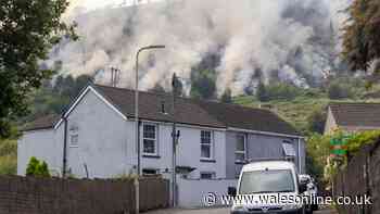 Two major wildfires continue to burn as fire service issues updates