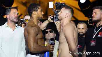 Anthony Joshua vs. Kristian Prenga LIVE: Latest news, analysis, results