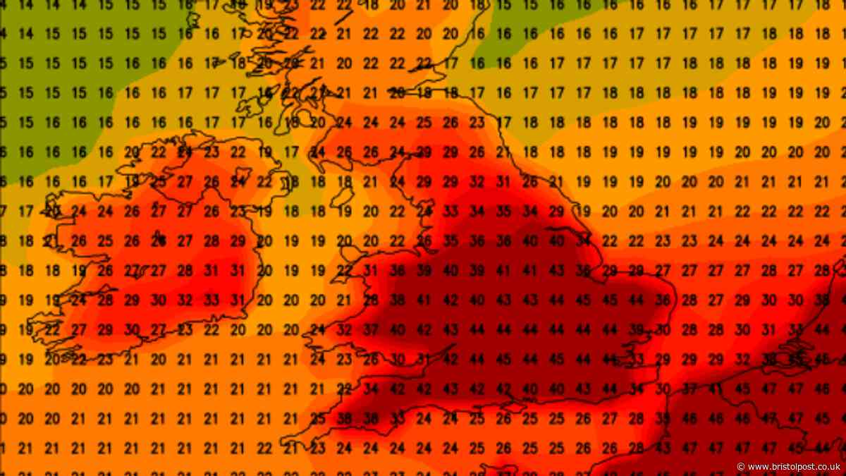 UK braced for 'unheard of' 45C scorcher next week with hottest day ever recorded