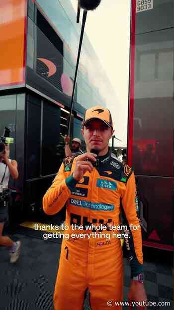 Saturday chats with your Hungarian GP pole sitter 👊