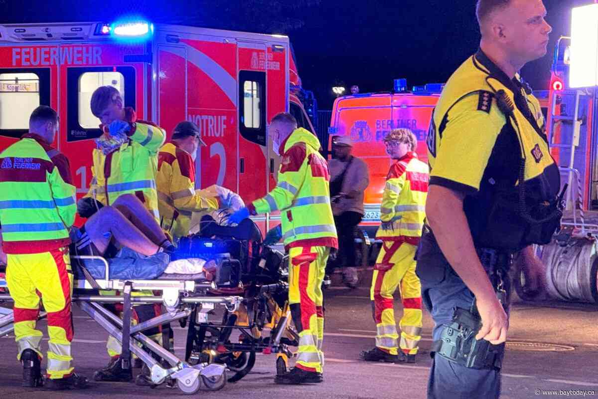 A person is killed and several are injured at Berlin's LGBTQ+ march when a car drives into the crowd