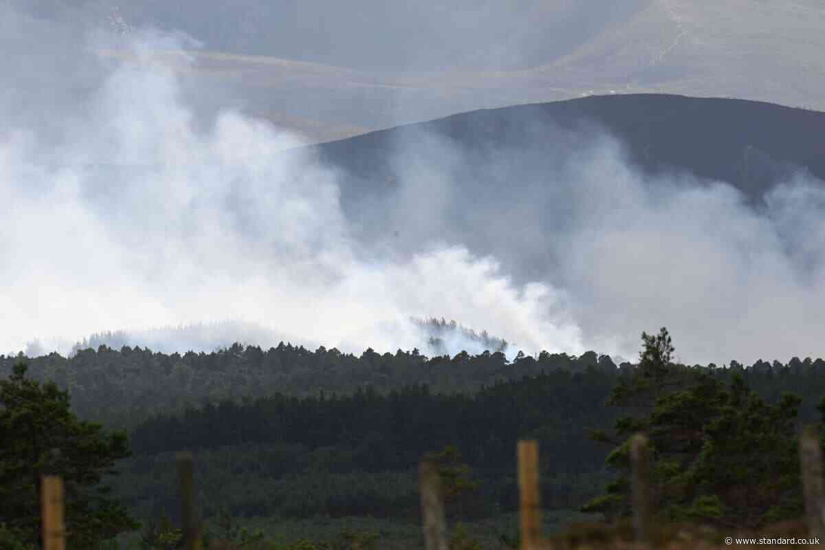 Residents return home as Cairngorms fire no longer ‘immediate threat’