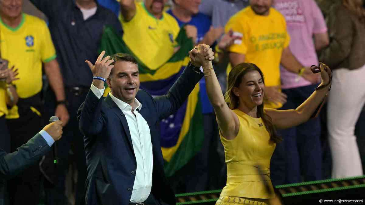 Zoon van Bolsonaro gekozen als uitdager van Braziliaanse president Lula