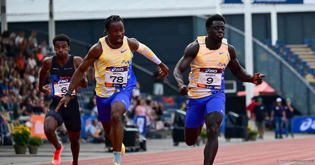 Hagenaar Nsikak Ekpo bijna onder magische 10-secondengrens van Churandy Martina op 100 meter