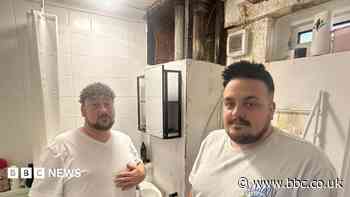Couple's 'nightmare' year in leaking council flat