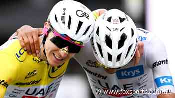 Touching photo sums up champ’s ‘special’ selfless act as Tour de France record looms