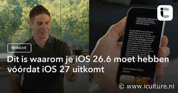 Dit is waarom je iOS 26.6 moet hebben vóórdat iOS 27 uitkomt