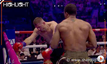 Video: Anthony Joshua survives two knockdowns to stop Kristian Prenga
