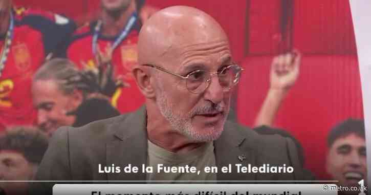 Luis de la Fuente calls Arsenal star ‘the second best in the world’ after Spain’s World Cup win