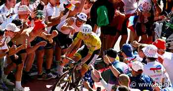 Renner vliegt door achterruit, is mensenmassa op Alpe d’Huez nog wel veilig? ‘Sluit de wegen gewoon’