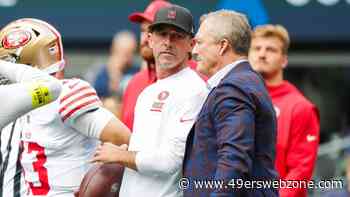 John Lynch, 49ers hopeful Kyle Shanahan travels to Melbourne after accident