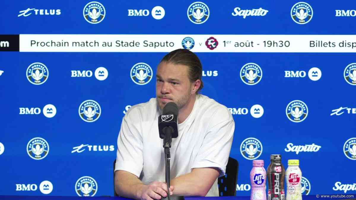 EN DIRECT - Conférence de presse d'après-match CF Montréal v Inter Miami - samedi 25 juillet 2026