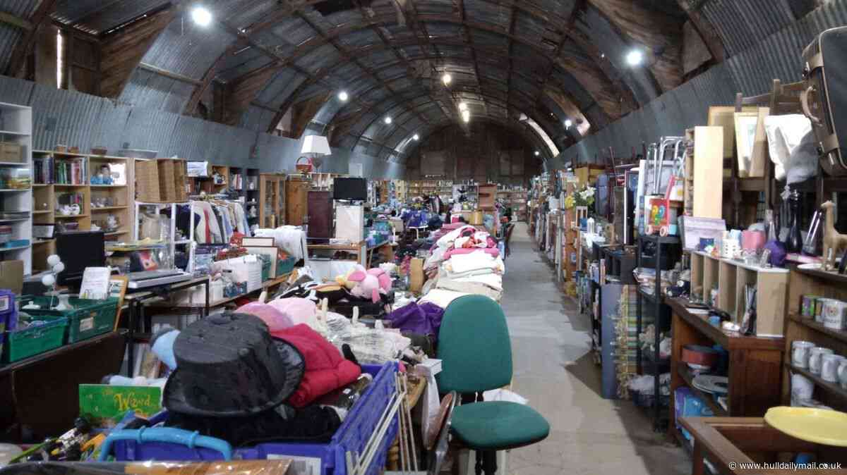 I spent two hours browsing in an East Yorkshire charity barn for some quirky buys and I didn't come away disappointed