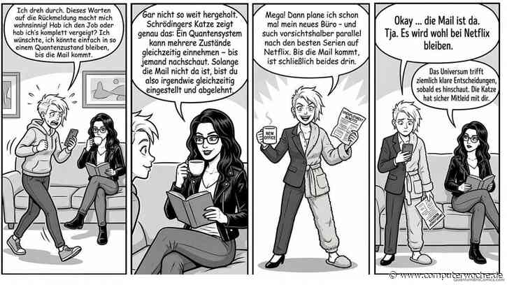 Comics, die Quantencomputer erklären – Schrödingers Katze (#1)