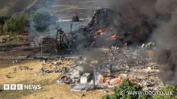 Twenty firefighters taken to hospital after explosion