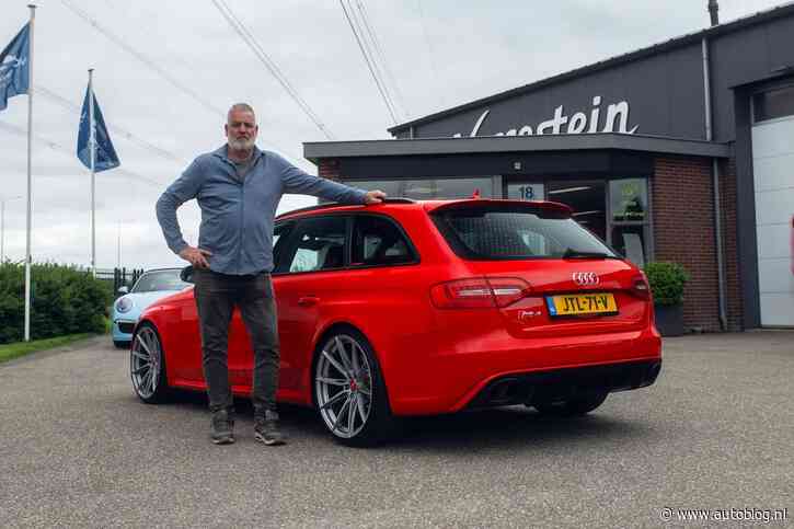 De Audi RS4 van William stond op de Autosalon van Genève #MijnAuto
