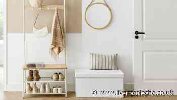 Storage solution keeps cluttered hallways tidy with space for 'coats, bags and trainers'
