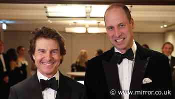 Prince William's 'dear' friendship with Tom Cruise sparked by two shared passions