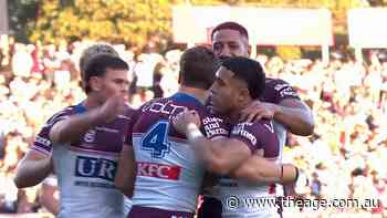 Origin star gets Manly on the scoreboard