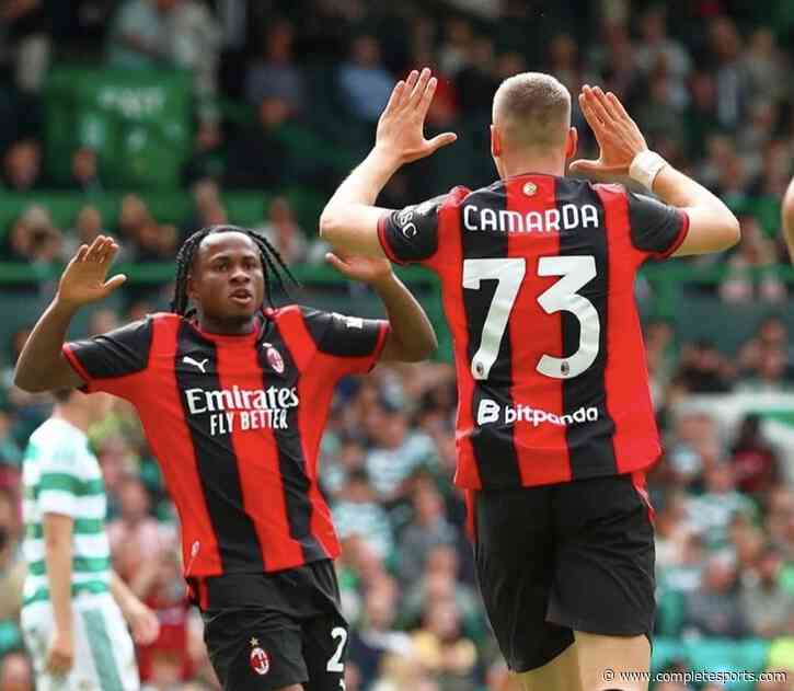 Pre-Season: Chukwueze Scores Very Good Rating In Milan’s 2-2 Draw With Celtic