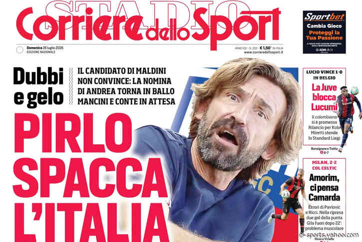 Today’s Papers: Fonbet row halts Pirlo coronation, Spalletti eyes Kolo Muani