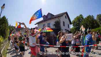 600 Teilnehmer beim Christopher-Street-Day in Ebersberg