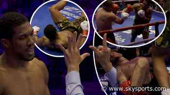 Three knockdowns in two rounds! Highlights of Joshua's comeback fight