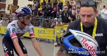 ‘Waarom vier je? Stop met die show’: Remco Evenepoel niet blij met vreugde van perschef na gemiste ritzege