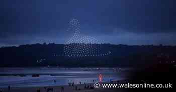 Wales Airshow's first ever Afterburn display over Swansea blows people away