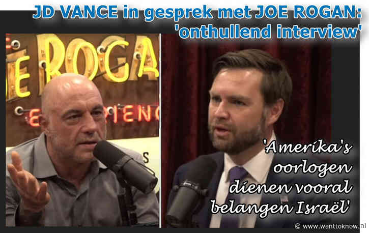 JD Vance over communisten, aliens en.. Israël