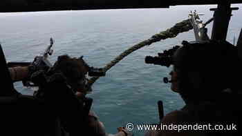 Dramatic footage shows U.S. forces boarding commercial tanker amid Iran blockade