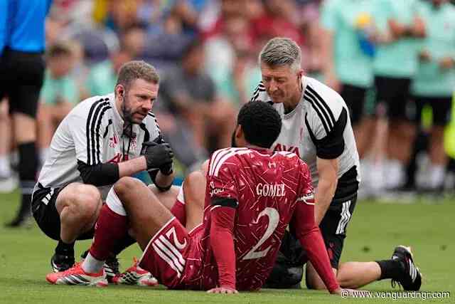 Gomez injury mars start of Iraola era at Liverpool