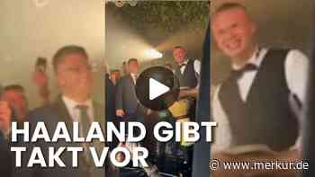 Haaland begeistert mit Trommeleinlage auf Hochzeit: Gäste rudern im Takt