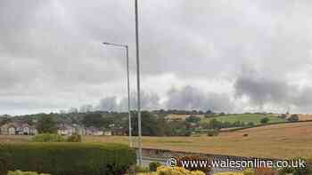 Talacre scrapyard fire sends smoke billowing and prompts huge response